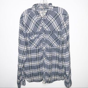 Allsaints plaid button down